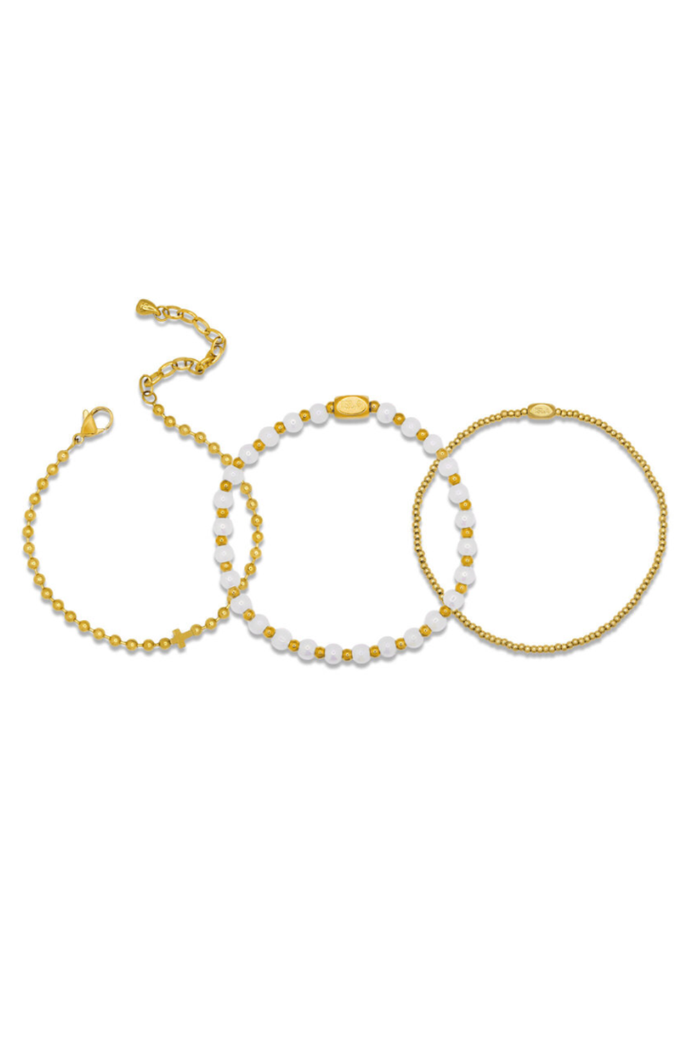 ISLA Seaside Stacks Bracelet Set Gold - Guided By Faith