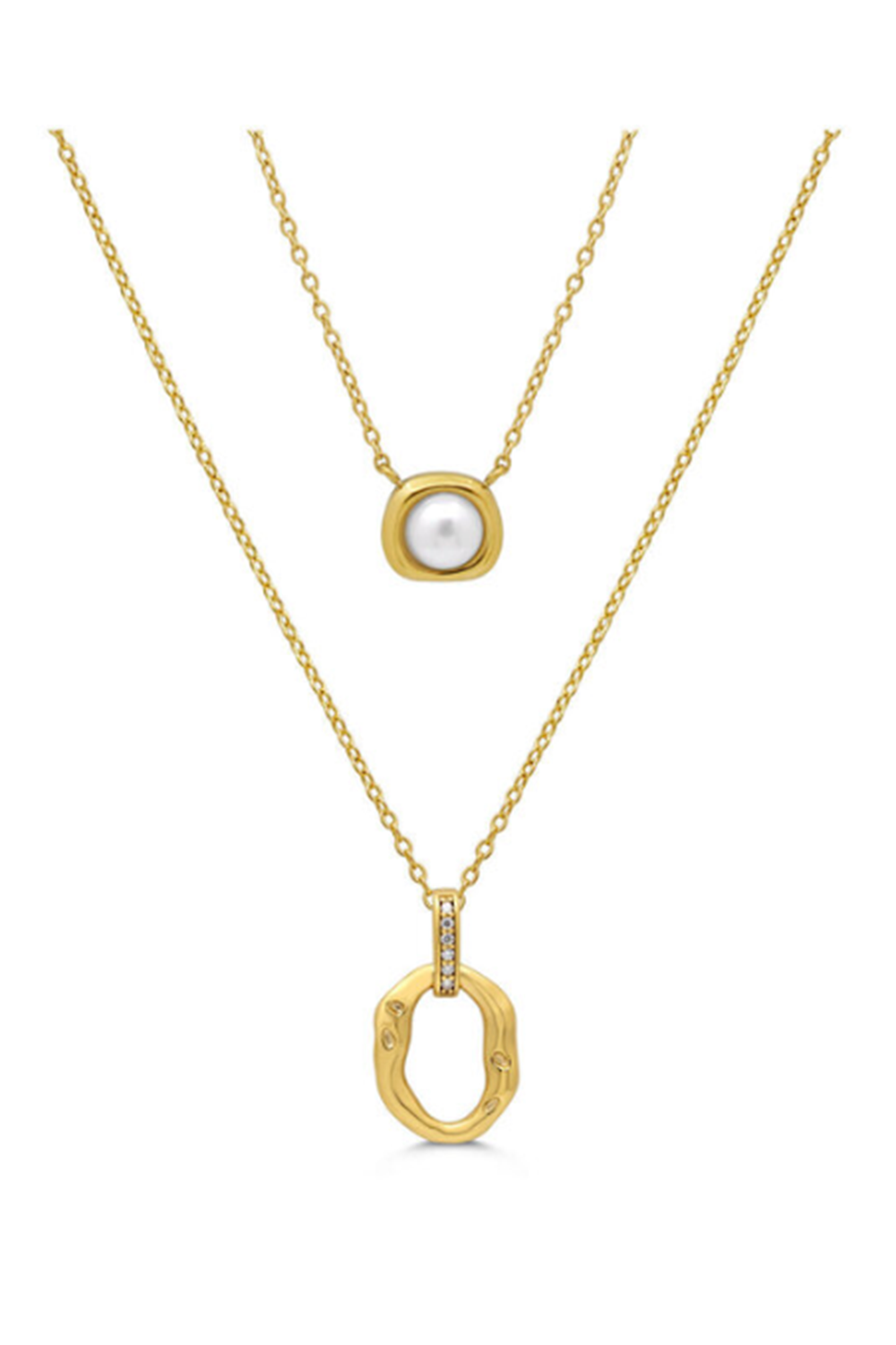 ISLA In a Pearl World Necklace Set - Gold
