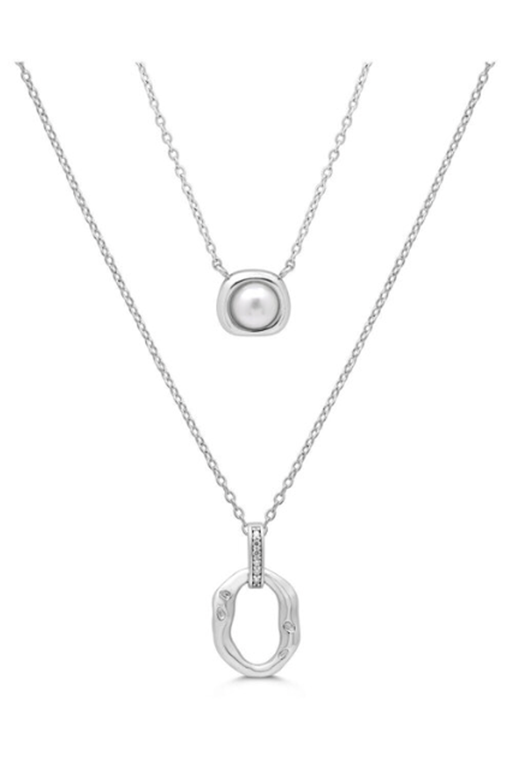 ISLA In a Pearl World Necklace Set - Steel