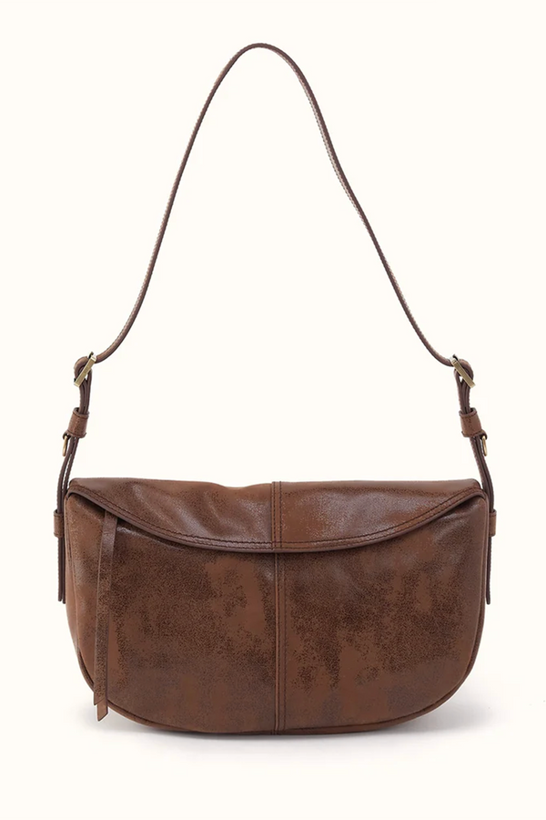 Countour Shoulder Crossbody Purse - Buffed Hide Mocha