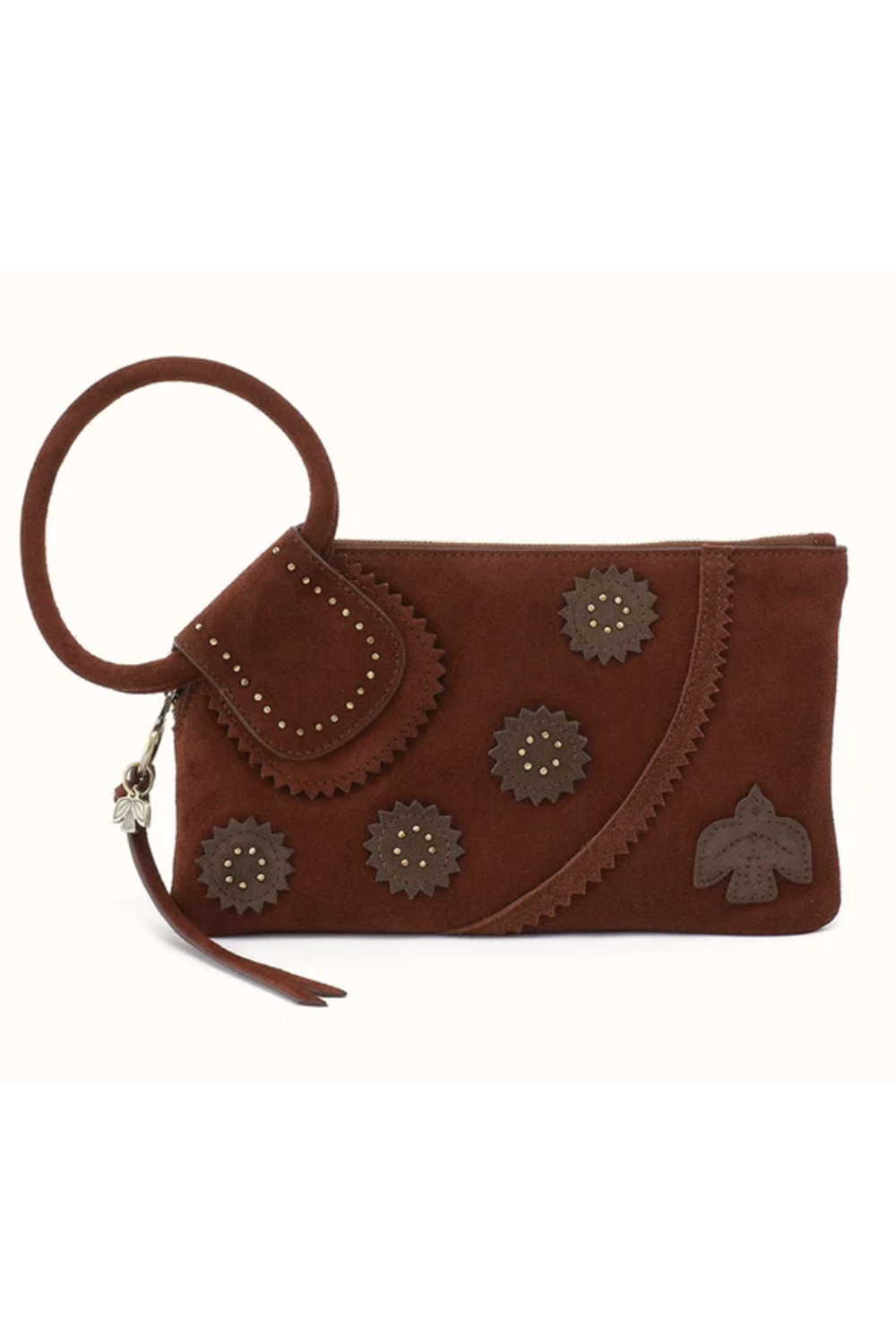 Sable Wristlet - Suede Hide Design Chocolate