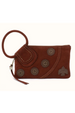 Sable Wristlet - Suede Hide Design Chocolate