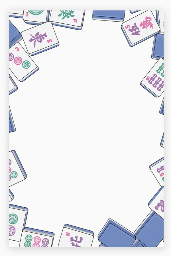 Mahjong Lover Notepad