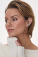 Audrey Ear Cuffs Pave - Silver