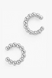 Crown Ear Cuffs - Silver