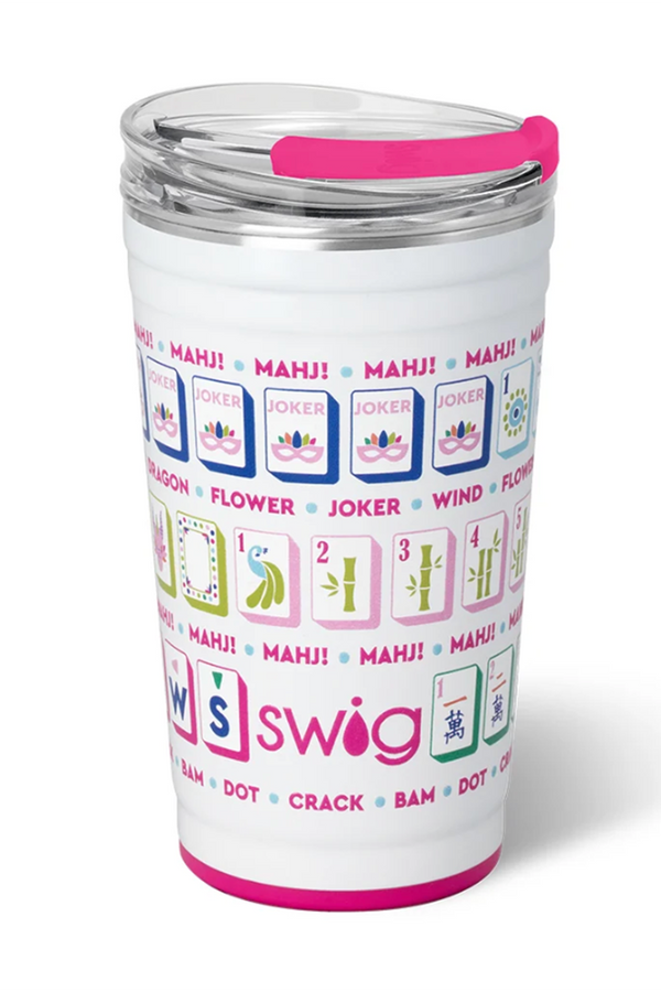 Swig Party Cup 24oz - Mahjong Tiles