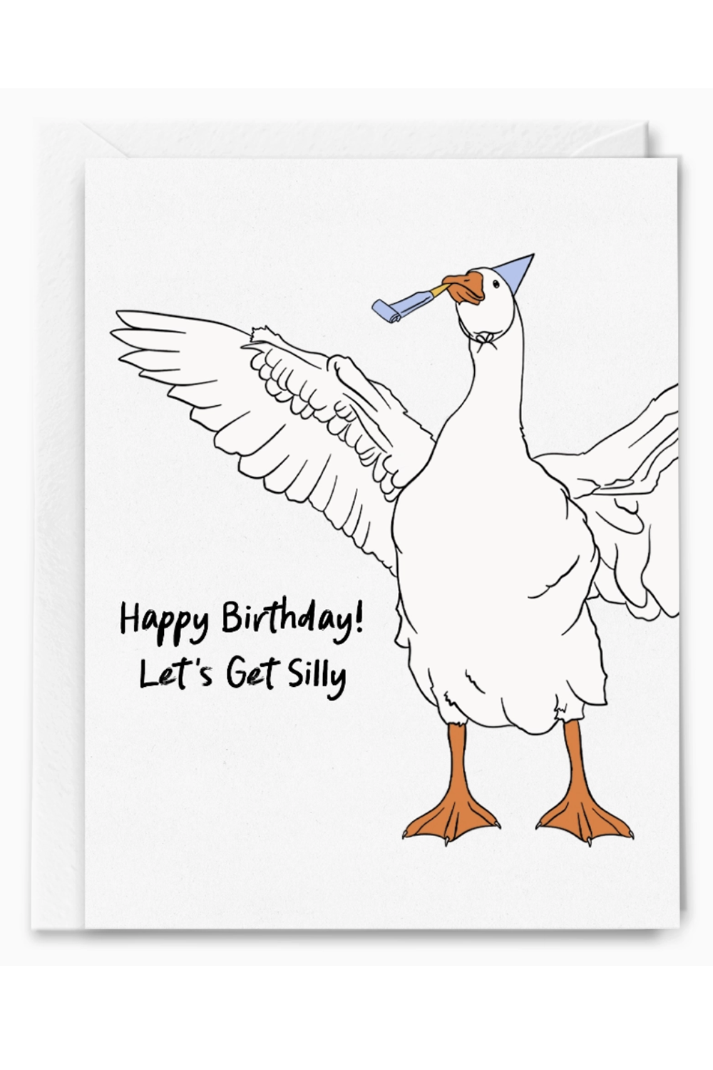 SG Single Birthday Greeting Card - Silly Goose