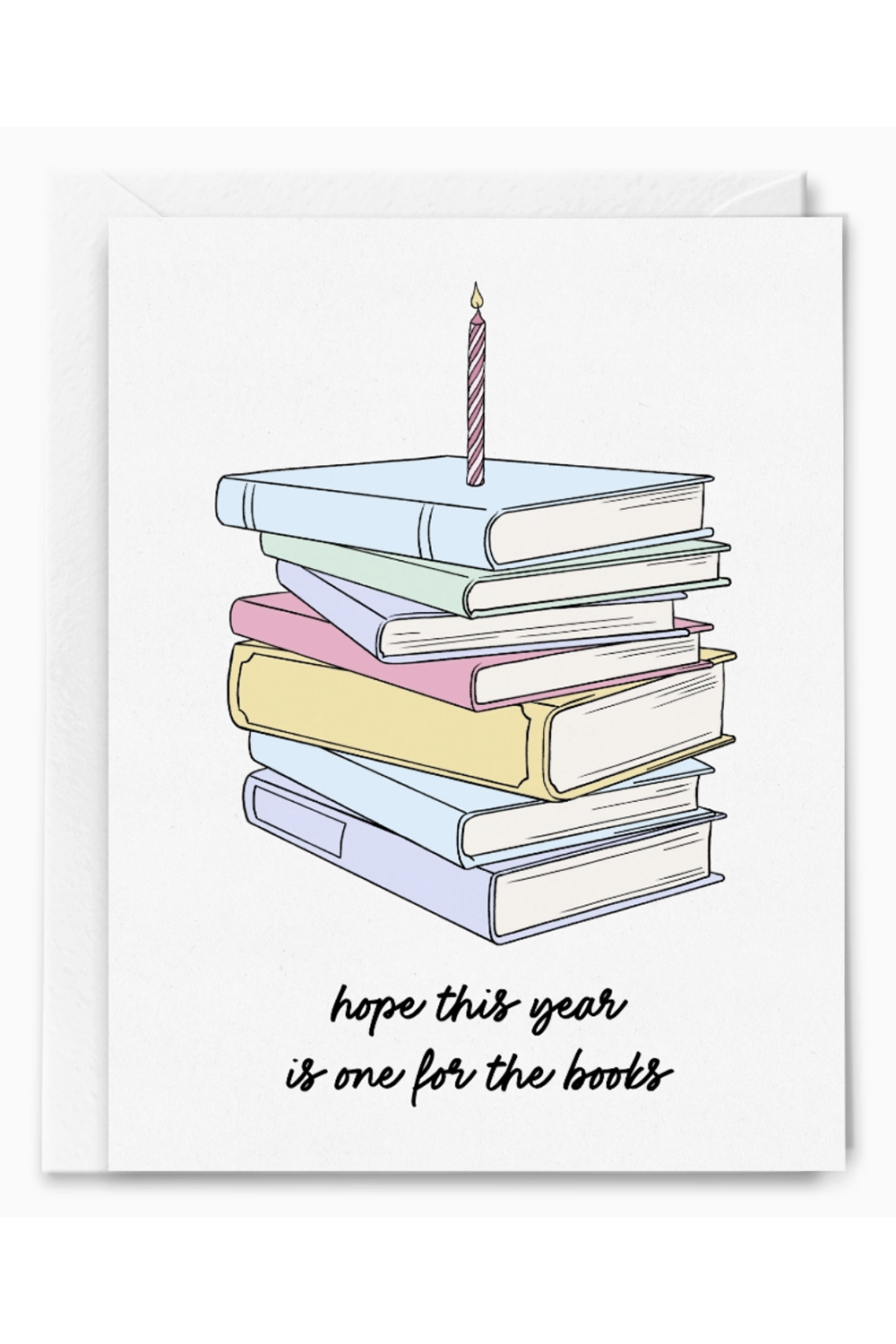 SG Single Birthday Greeting Card - One for the Books