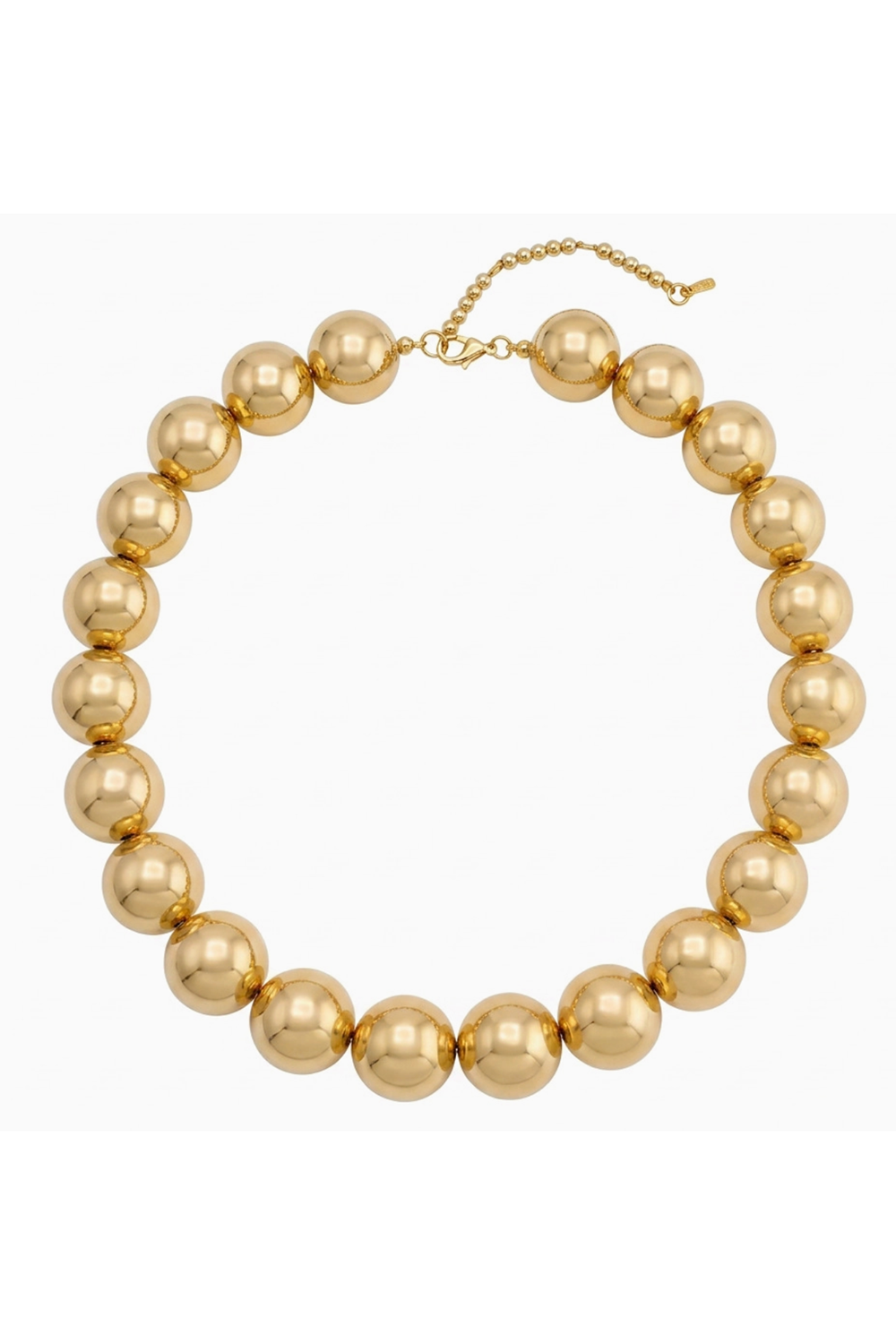 Statement Bubble Necklace - All Gold