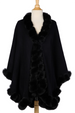 Faux Fir Trim Wrap - Black