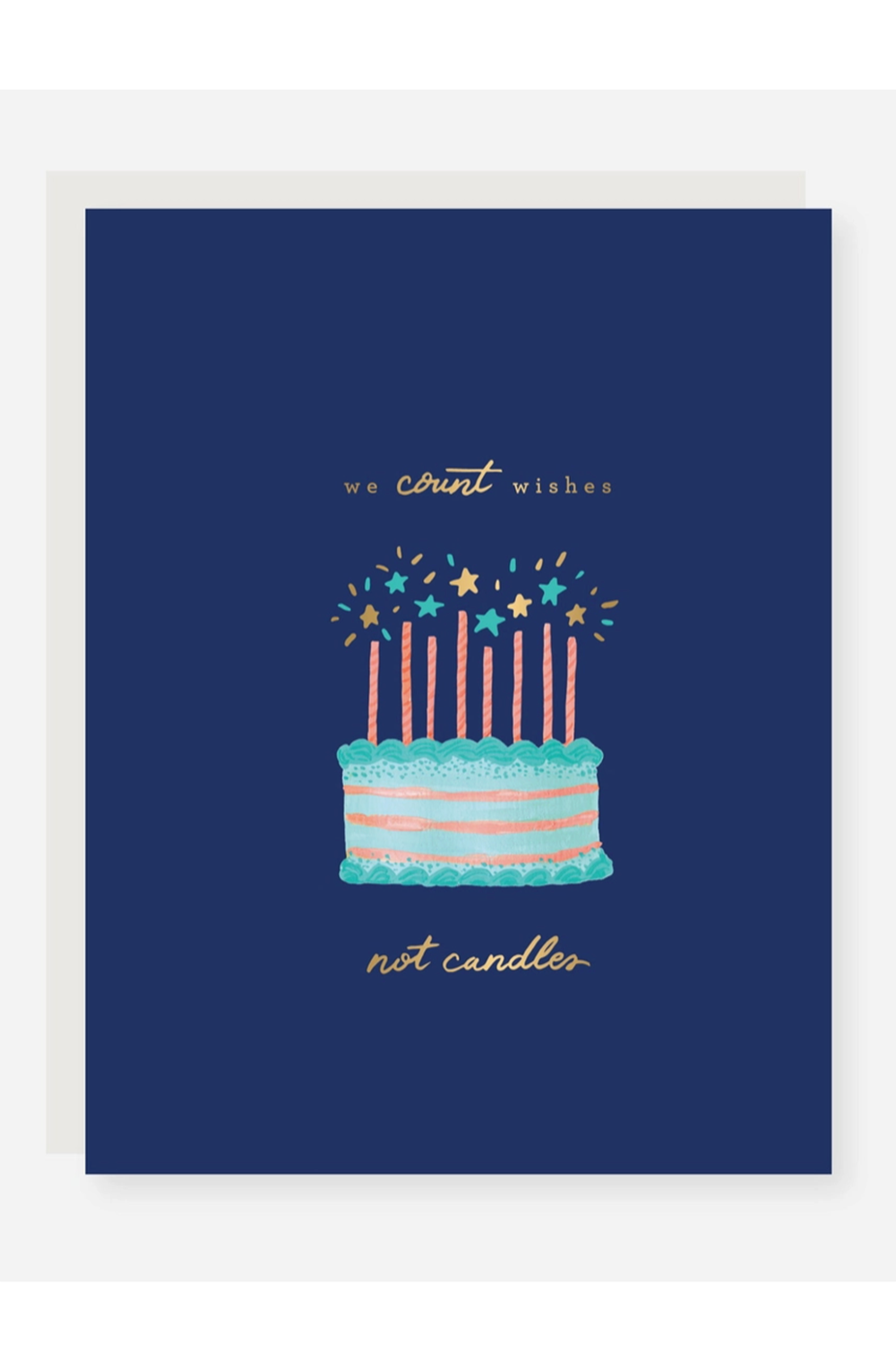2021 Single Birthday Greeting Card - We Count Wishes