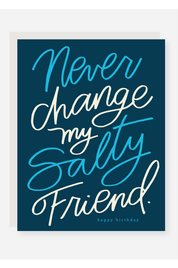 2021 Single Birthday Greeting Card - My Salty Friend