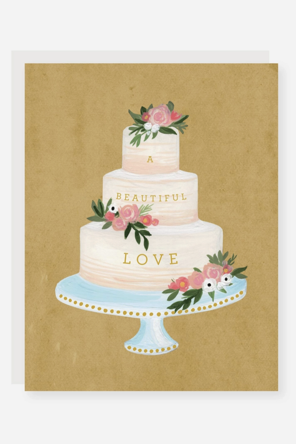 2021 Single Wedding Greeting Card - Beautiful Love