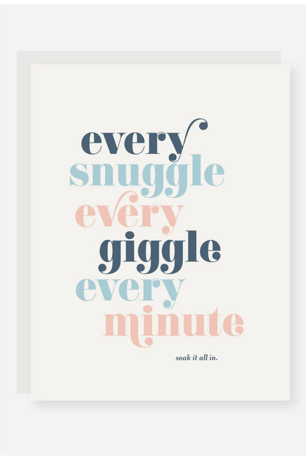 2021 Single Baby Greeting Card - Every Snuggle