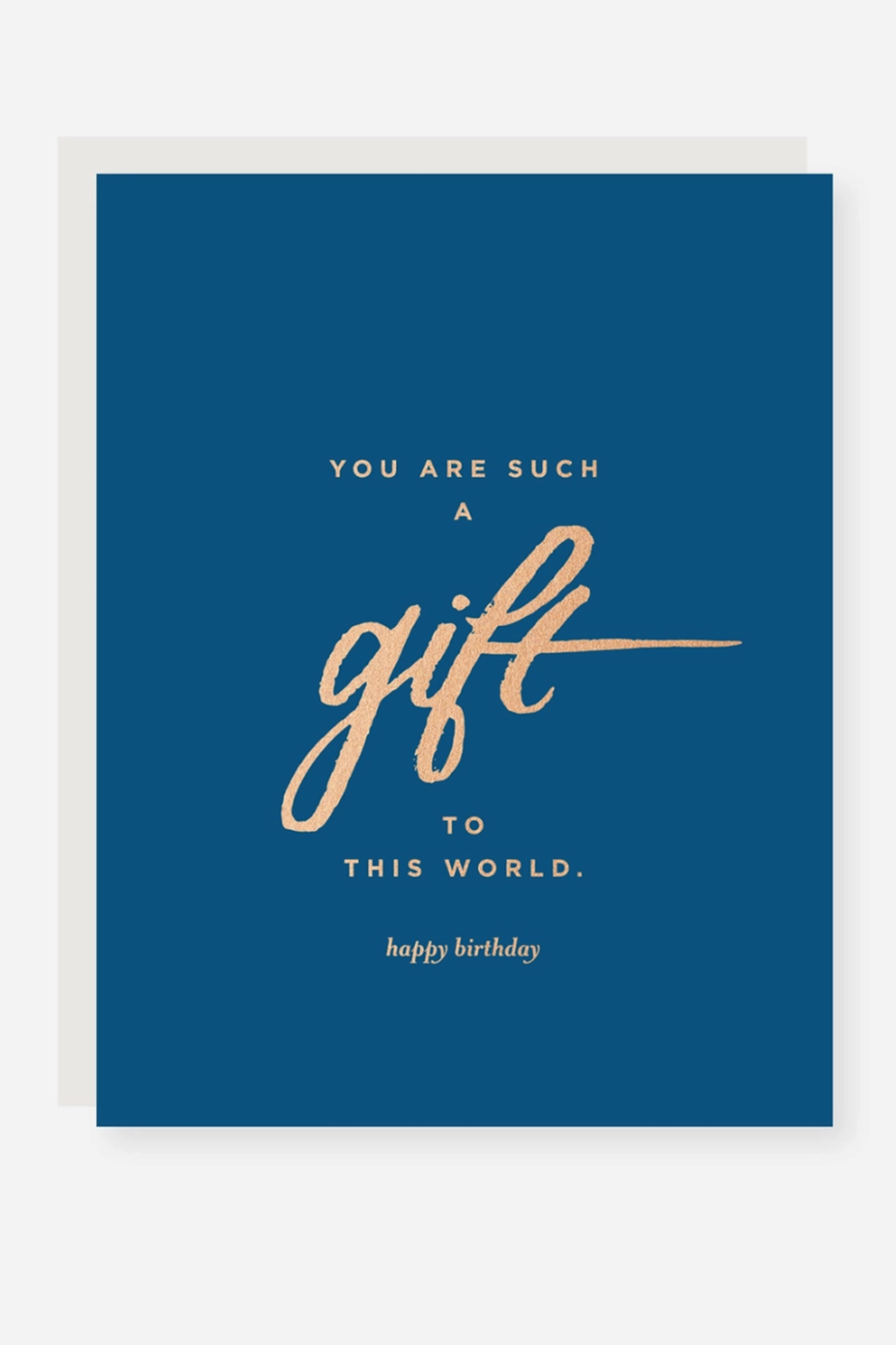 2021 Single Birthday Greeting Card - Gift to this World
