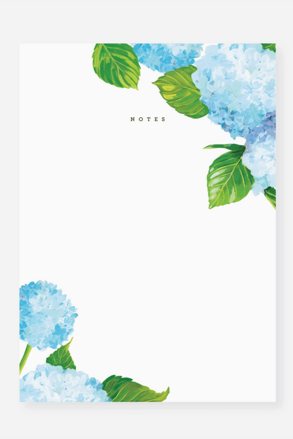 2021 Chubby Notepad - Hydrangea Blooms