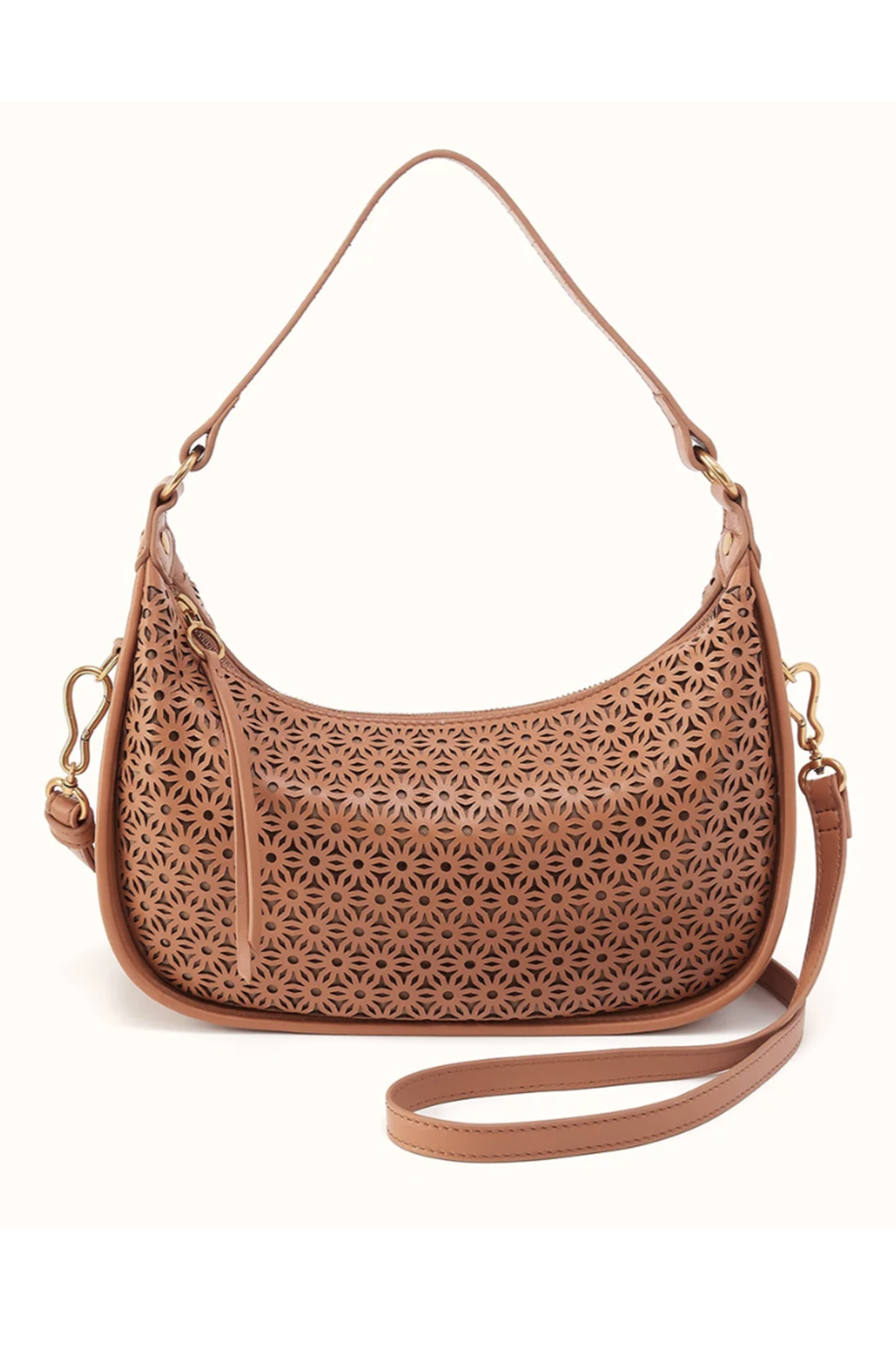 Mia Crescent Hobo Purse - Sun-Perf Hide Canyon Petal