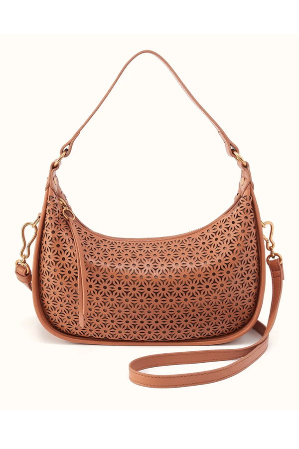 Mia Crescent Hobo Purse - Sun-Perf Hide Canyon Petal