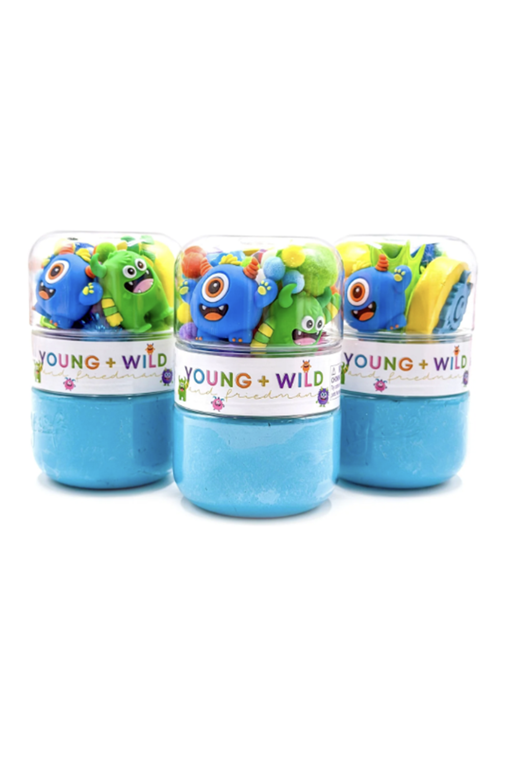 Grab & Go Dough Jar - Colorful Monster