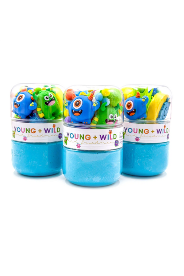 Grab & Go Dough Jar - Colorful Monster