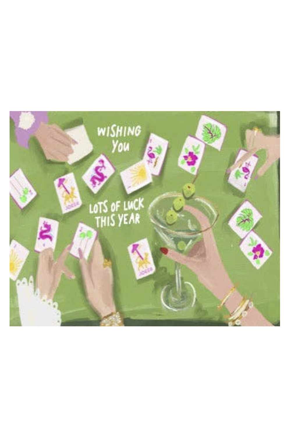 Rebecca Single Birthday Greeting Card - Luck