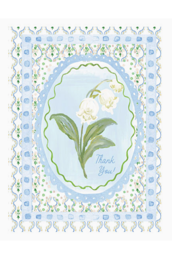 Rebecca Single Thank You Greeting Card - Lillys