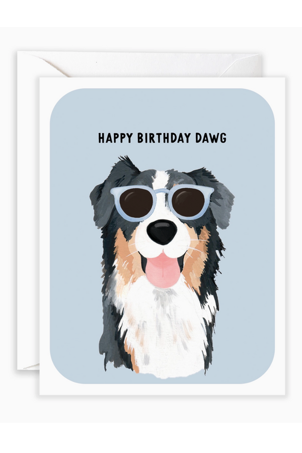 Isabella Single Birthday Card - Dawg