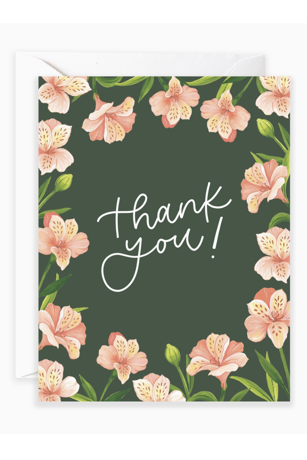 Isabella Single Thank You Card - LILLIES