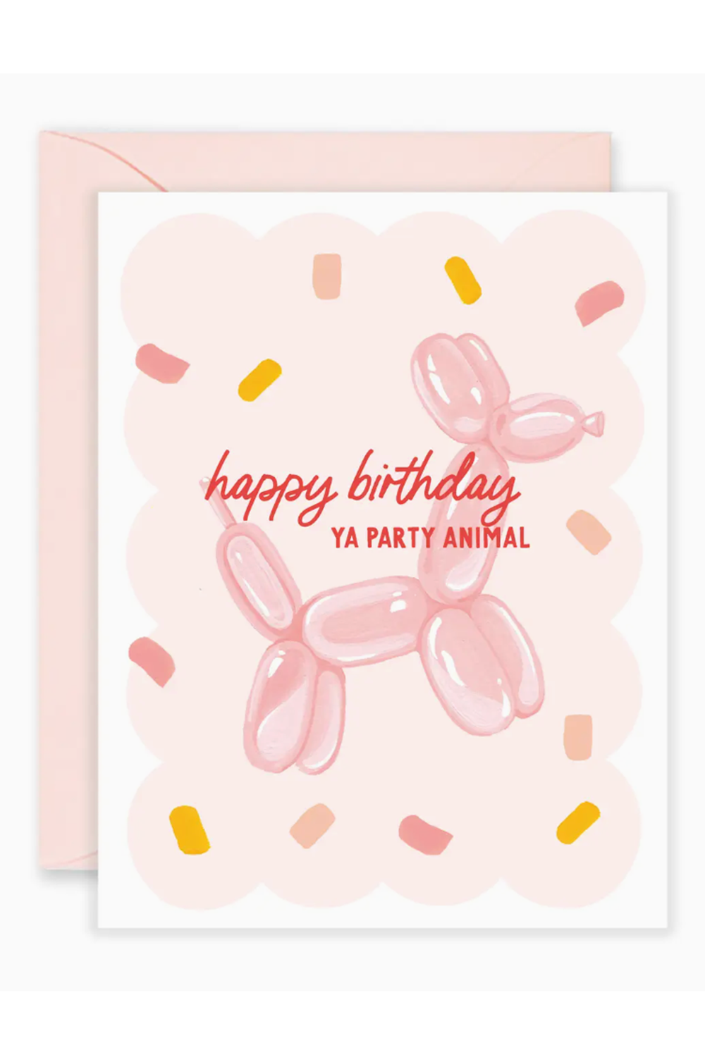 Isabella Single Birthday Card - Ya Party Animal