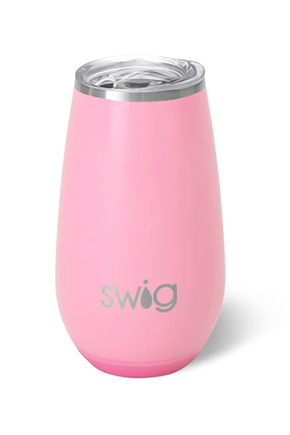 Modern Stemless Flute - Shimmer Bubblegum