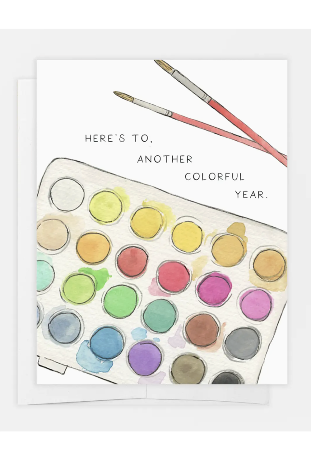 EO Birthday Greeting Card - Colorful Year