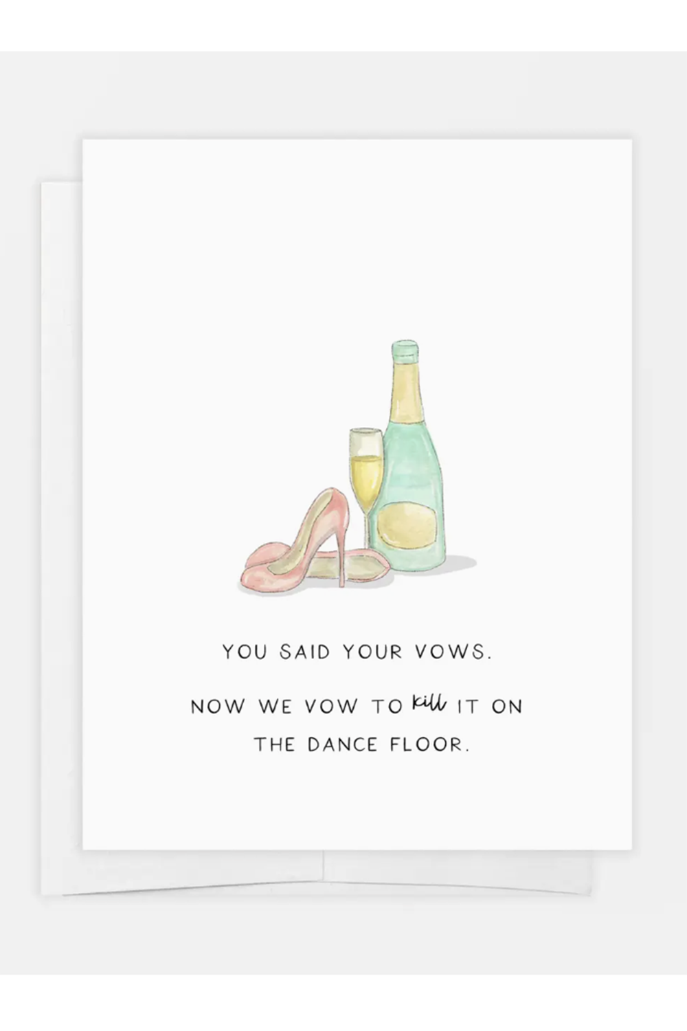 EO Wedding Greeting Card - Dance Floor