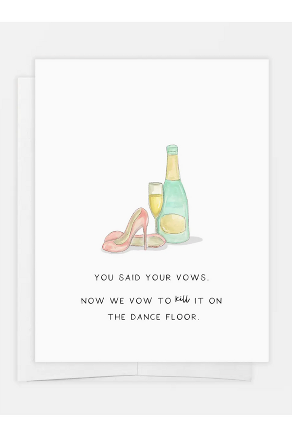 EO Wedding Greeting Card - Dance Floor