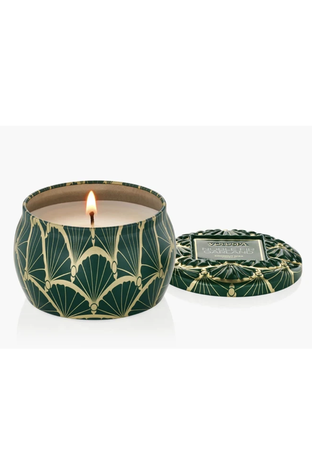 Voluspa Mini Tin Candle - Noble Fir Garland