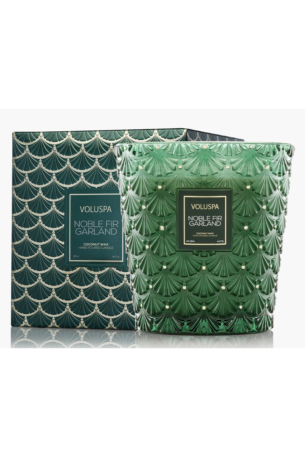 Voluspa 3 Wick Hearth Candle - Noble Fir Garland