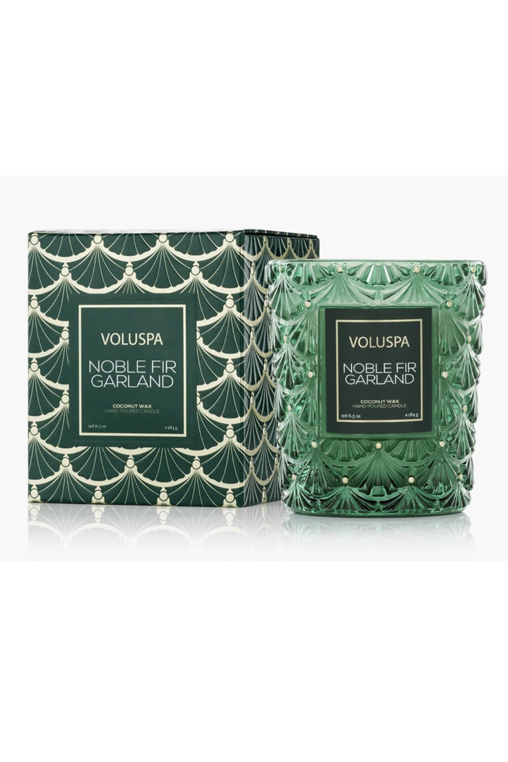 Voluspa Classic Small Boxed Candle - Noble Fir Garland