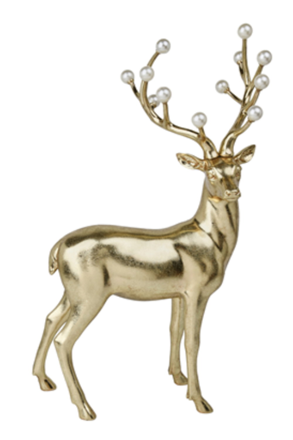 Pearl Antler Gold Reindeer