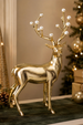 Pearl Antler Gold Reindeer