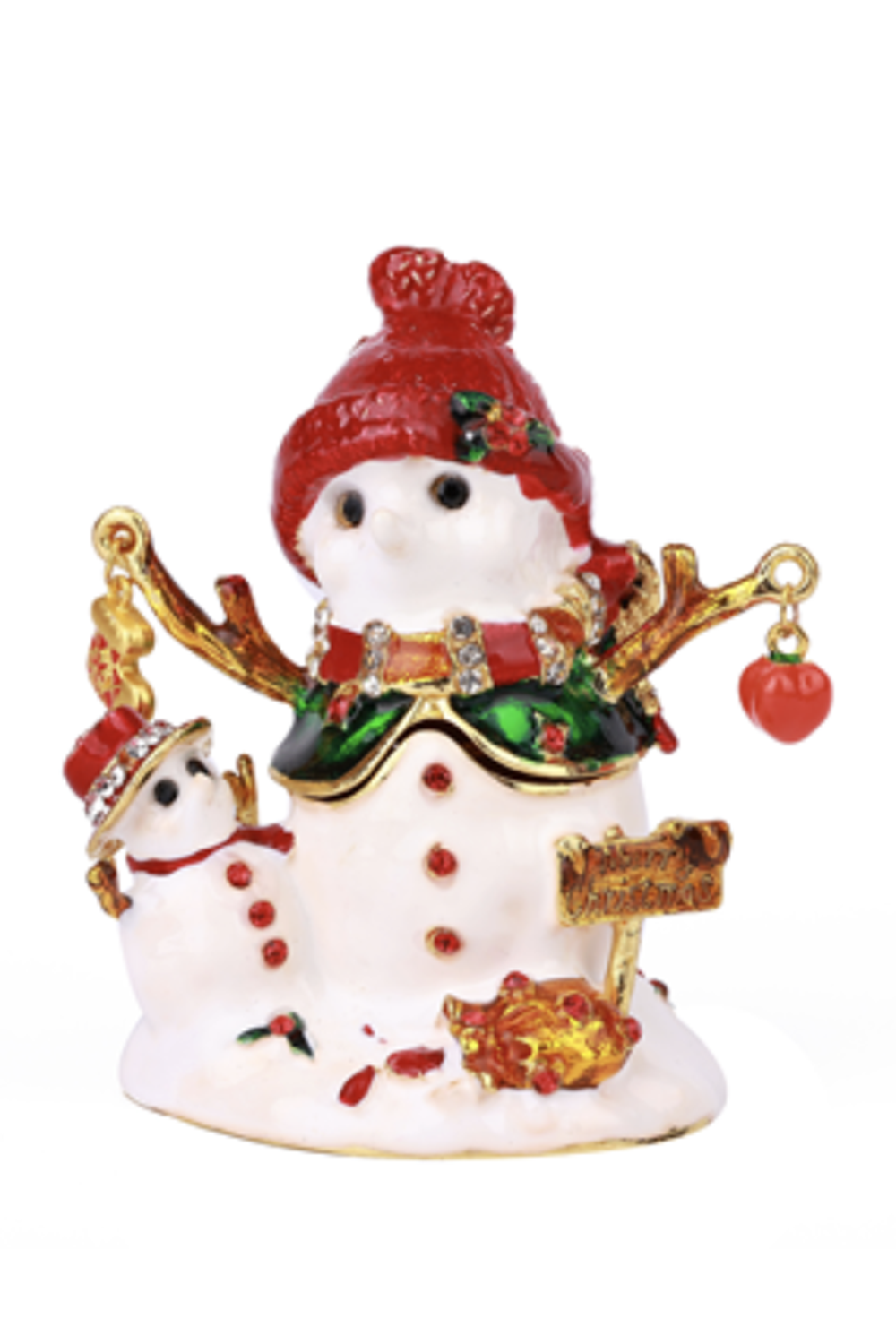Mini Trinket Box - Snowman