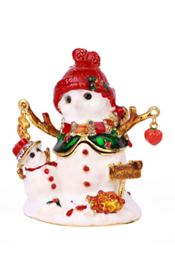Mini Trinket Box - Snowman