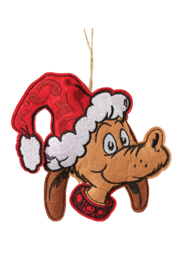 Soft Ornament - Felt Max in Santa Hat