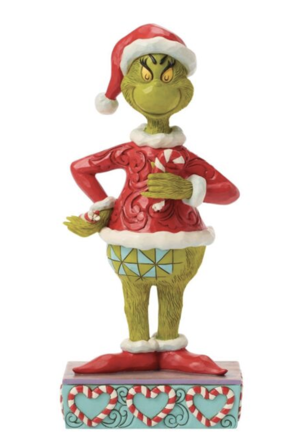 Jim Shore Figure - Grinch with Broken Candy Cane
