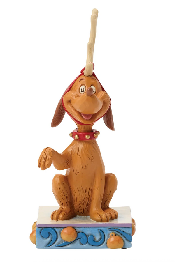 Jim Shore Figure - Max with Bell on Tail