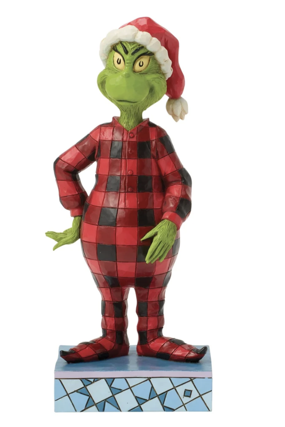 Jim Shore Figure - Grinch Wearing Pajamas