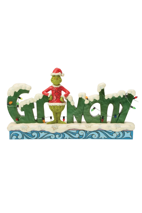 Jim Shore Figure - Grinchy Word