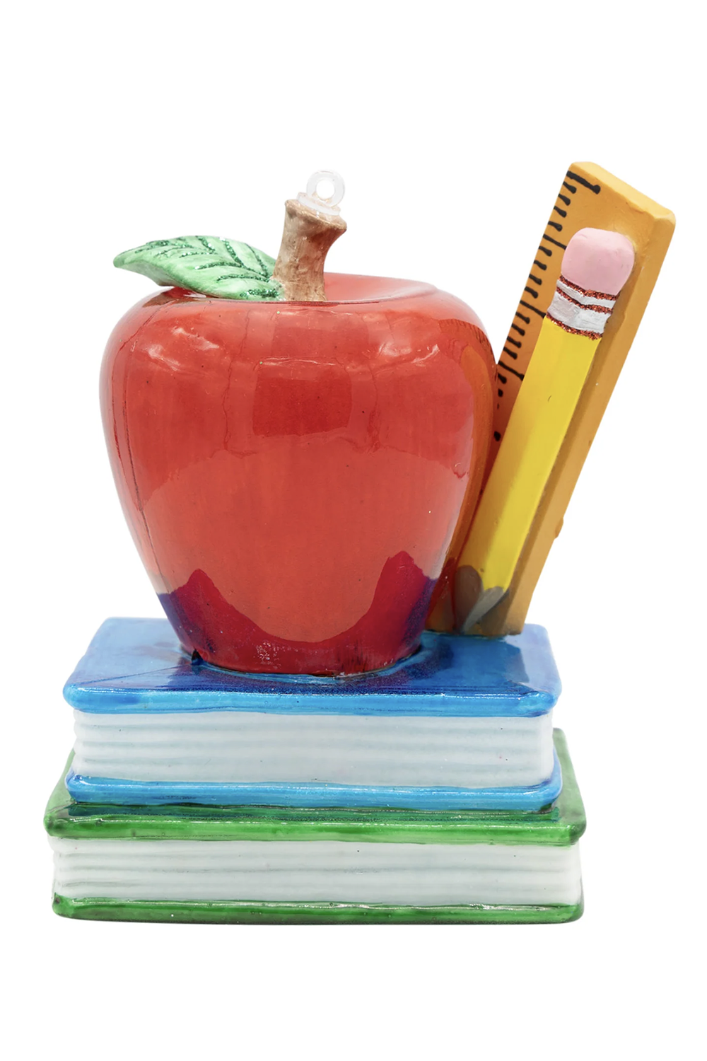 Glass Ornament - Large Best Teacher