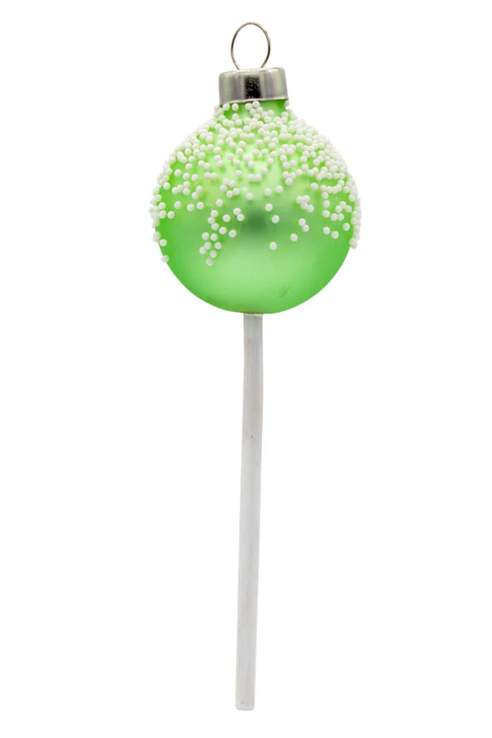 Glass Ornament - Mint Cake Pop