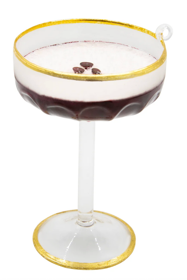Glass Ornament - Espresso Martini