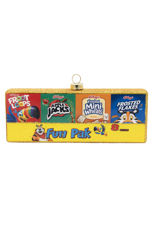 Glass Ornament - Kellogg's Cereal Fun Pak