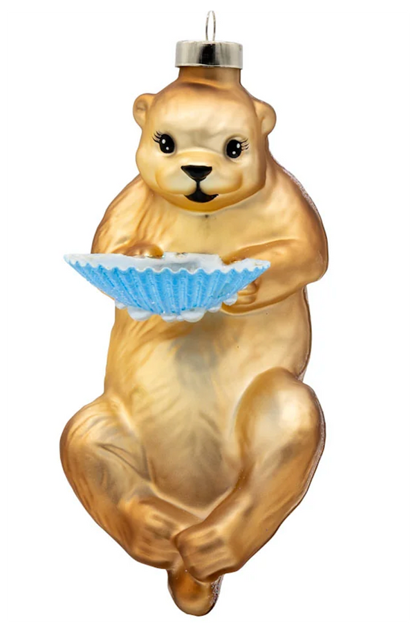 Glass Ornament - Sea Otter